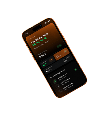 12% APY on idle balance mobile preview